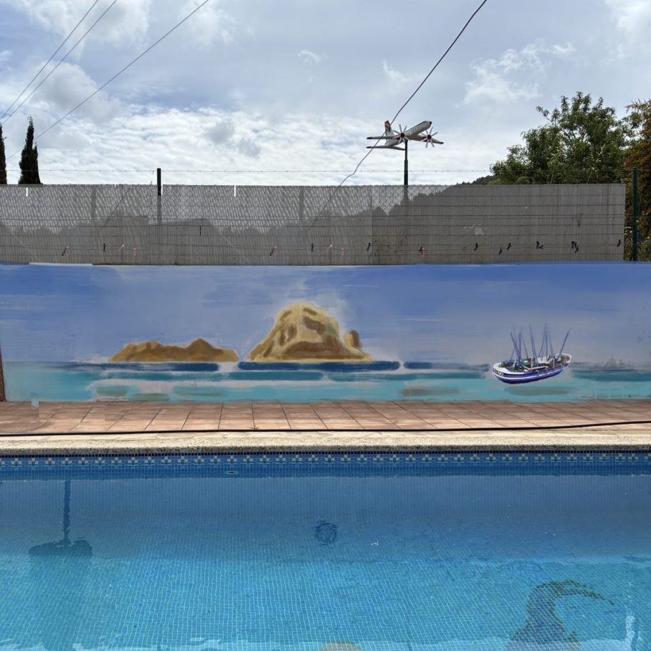 Boceto del mural encargado para tu aceptación